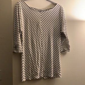 Pre-Owned White House Black Market Striped Top S